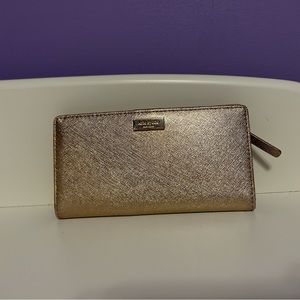 Sparkly Gold Kate Spade Wallet
